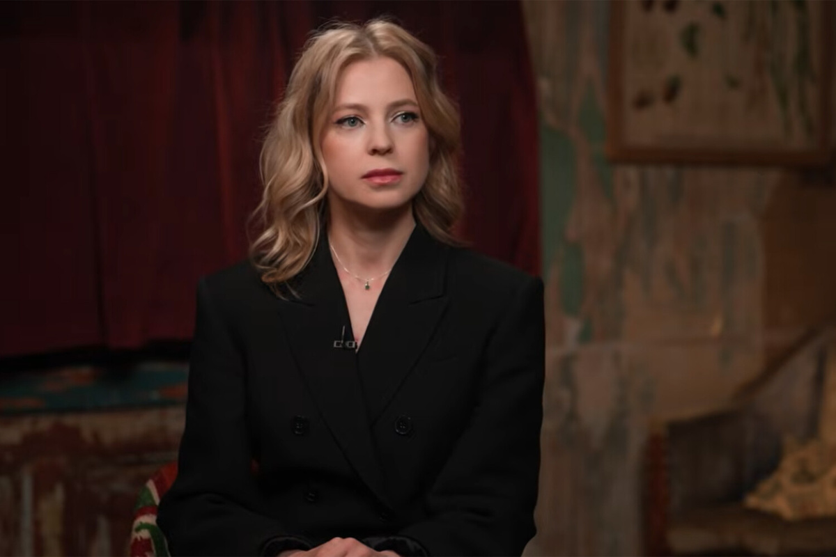 Наталья Поклонская во время интервью с Ксенией Собчак    📷