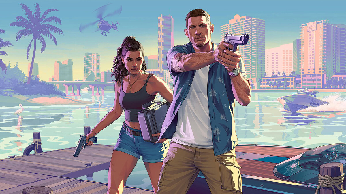 Обложка видеоигры Grand Theft Auto VI﻿