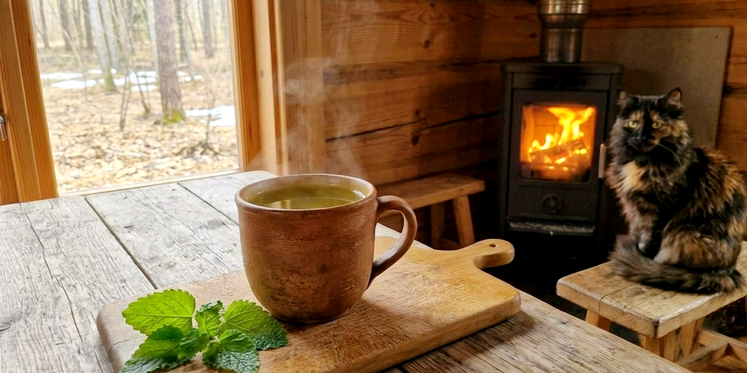 «Весенний чай с мелиссой: свежесть в каждой чашке»