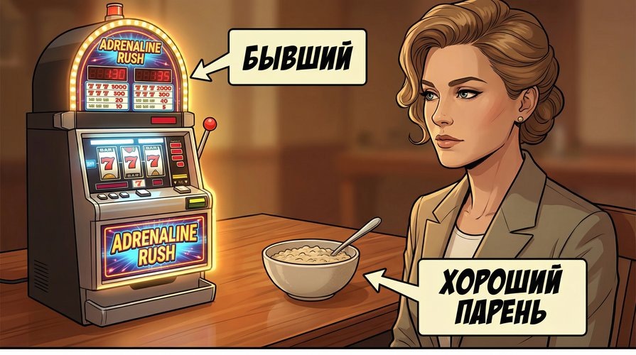 Почему здоровые отношения кажутся скучными после эмоциональных качелей. 