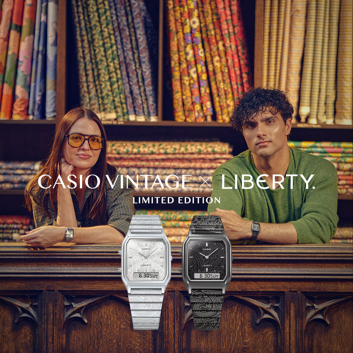 В коллаборации Casio Vintage x Liberty выпущено две модели — это лимитированные экземпляры, находка для коллекционеров, ценителей стиля и эксклюзива