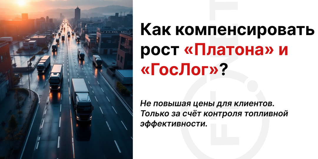 Как рост тарифов «Платон» и «ГосЛог» меняет подход к экономии топлива