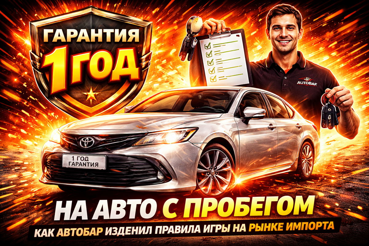 Гарантия 1 год на авто с пробегом: почему АвтоБар стал первым с честными обязательствами