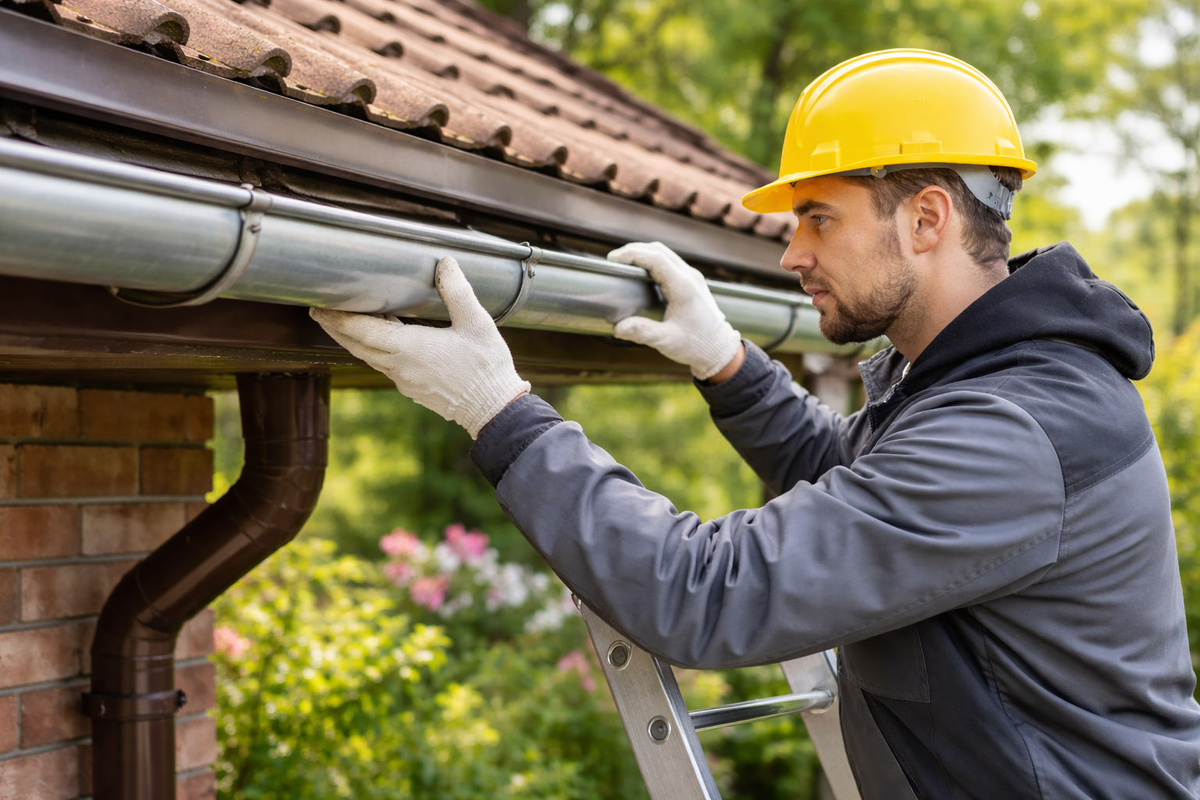 Осмотр водосточной сиситемы