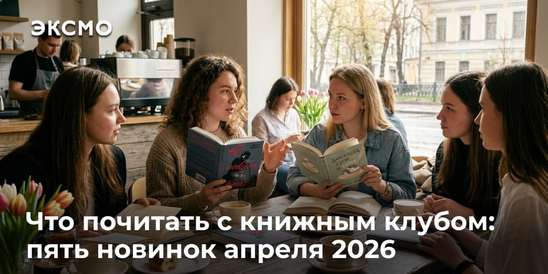 Что почитать с книжным клубом: 5 новинок апреля 2026