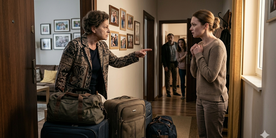 «Мы семья»: как свекровь приехала ко мне жить с чемоданами после развода и услышала то, чего не ожидала