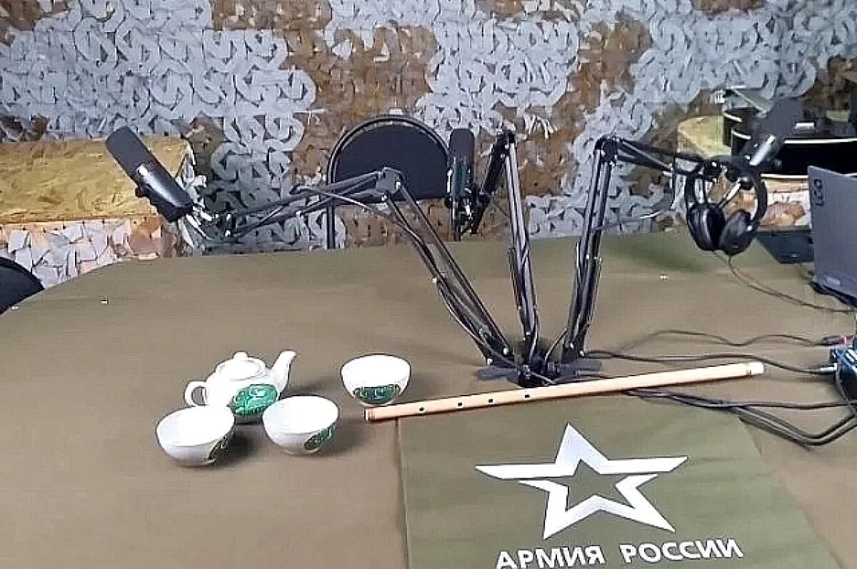    В полку «Башкортостан» бойцы оборудовали подземную медиастудию