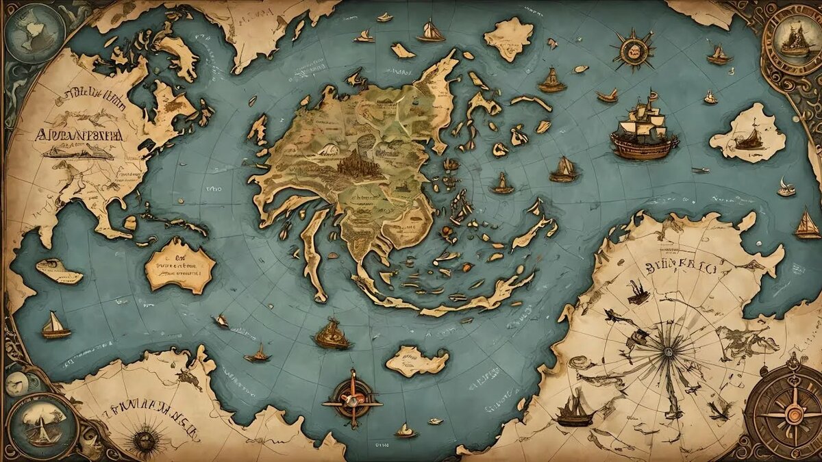 карта Пири Рейса (1513 год)