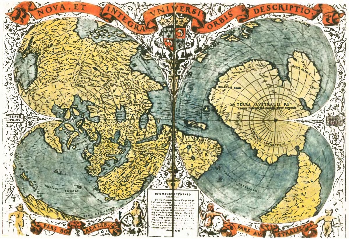 карта Оронтия Финея (1531 год)