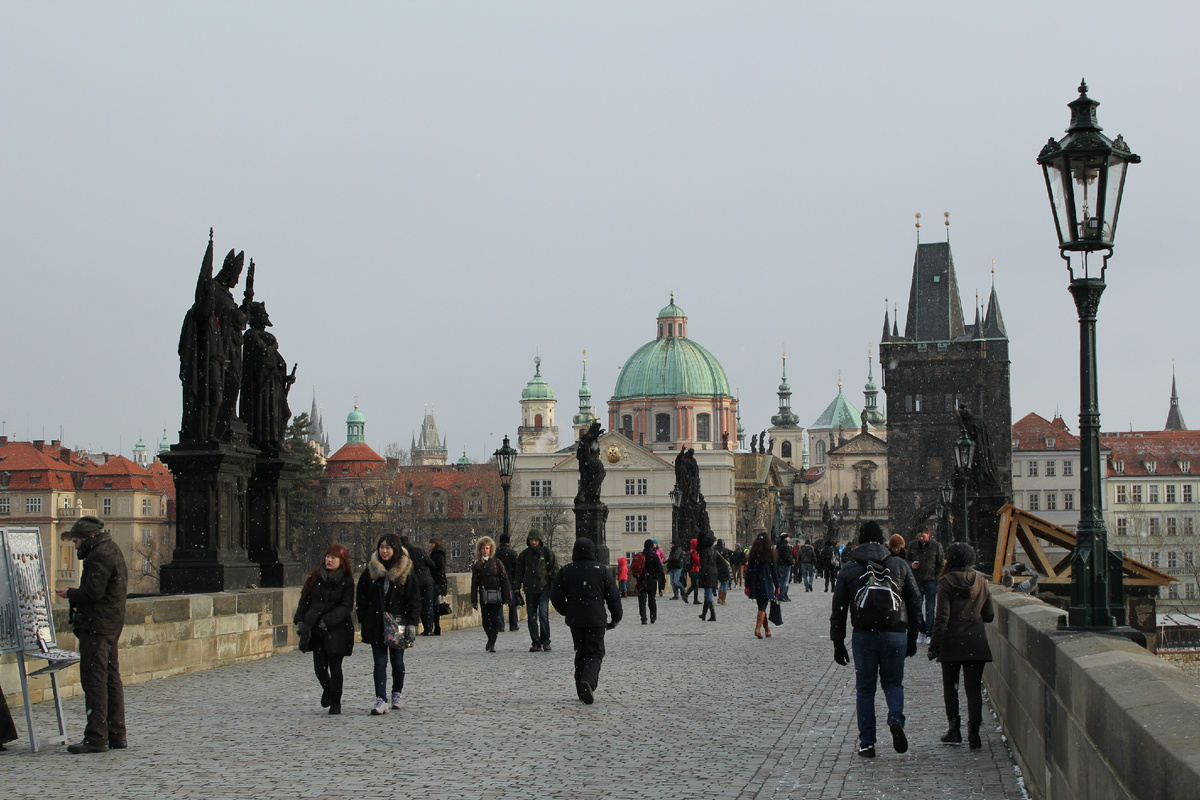 Карлов мост. Прага. Чехия. Фото из моего личного архива.