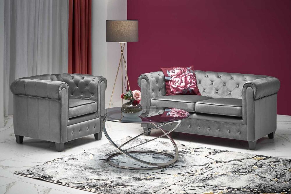 Кресло Halmar ERIKSEN (серый/черный)