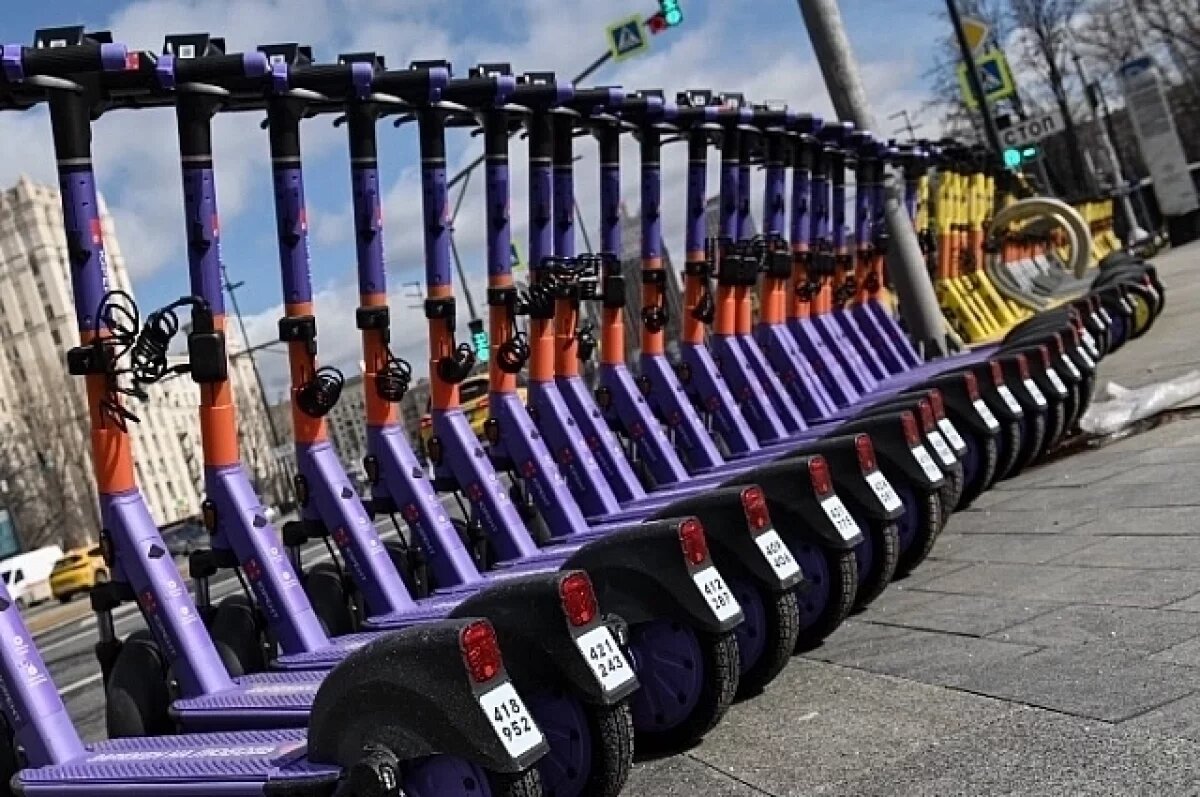    Аренду самокатов могут привязать к Госуслугам