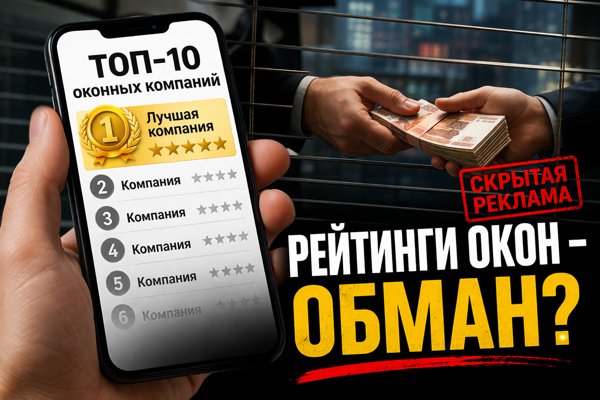 Рейтинги оконных компаний - обман или лукавство?