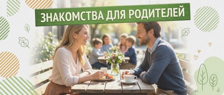    Иллюстрация к материалу: Знакомства для родителей: как сделать первый шаг и найти свою пару