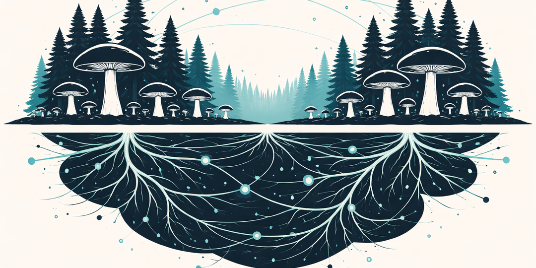 Лес как живой организм: как деревья общаются через грибницу (Wood Wide Web)