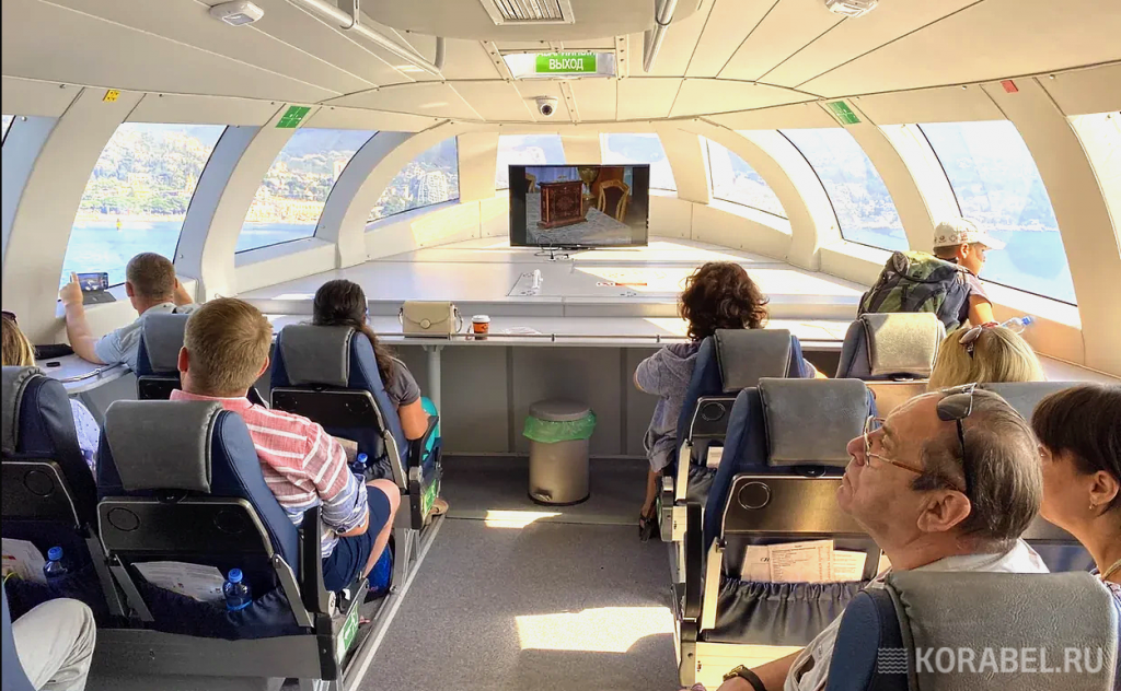 Салон "Кометы 120М" проекта 23160 / Фото: Корабел.Ру  📷
