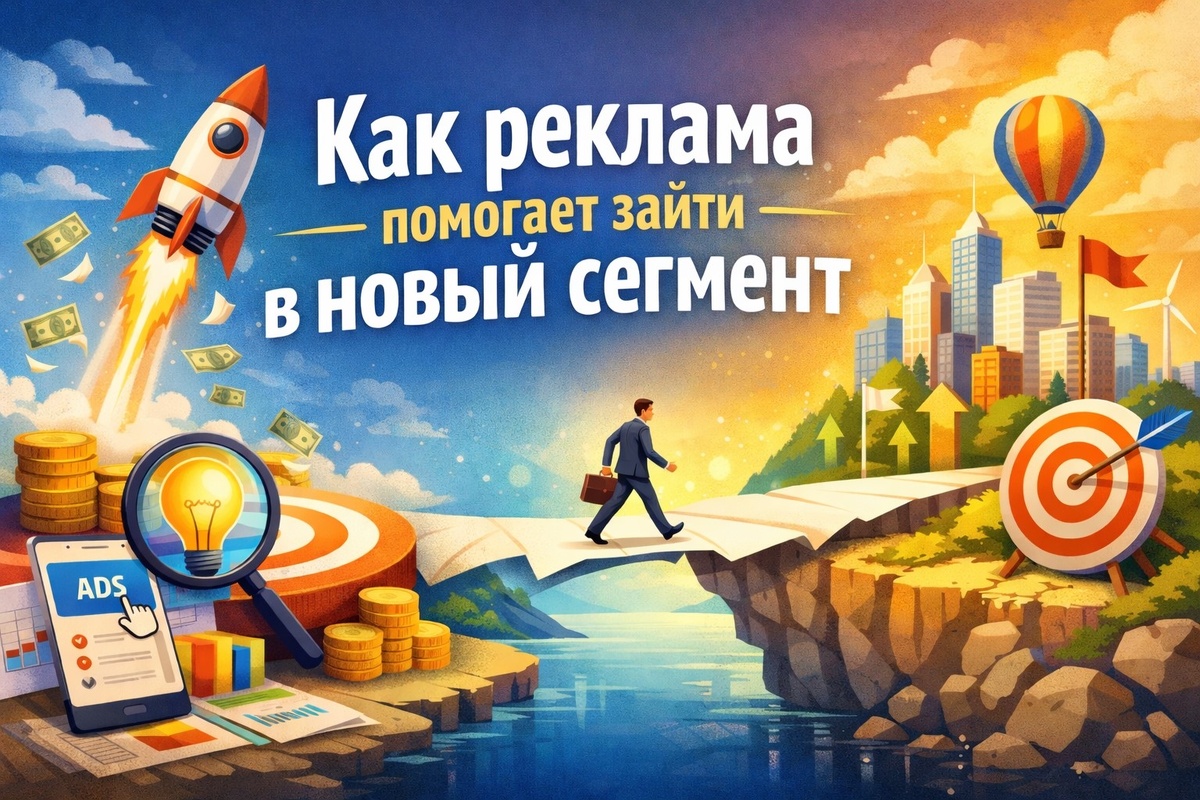 Как реклама помогает зайти в новый сегмент без больших вложений и лишнего риска 