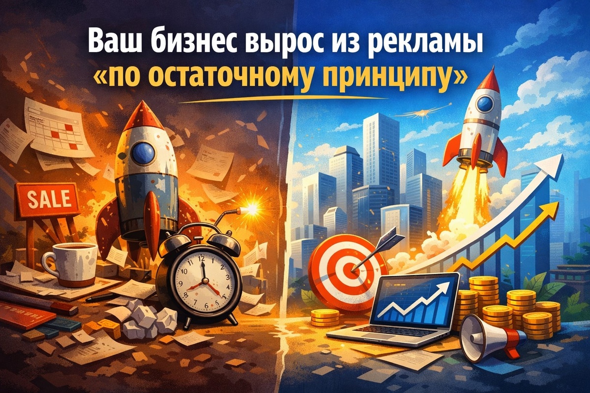 Как понять, что ваш бизнес уже вырос из “рекламы по остаточному принципу” 