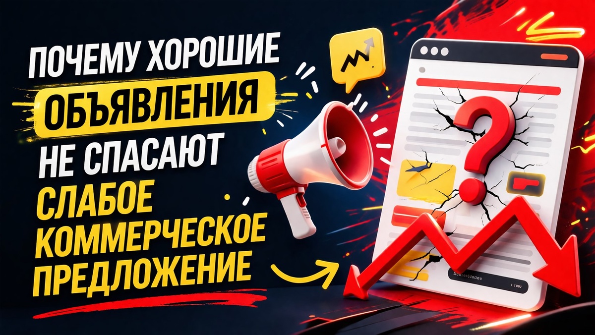 Почему хорошие объявления не спасают слабое коммерческое предложение 