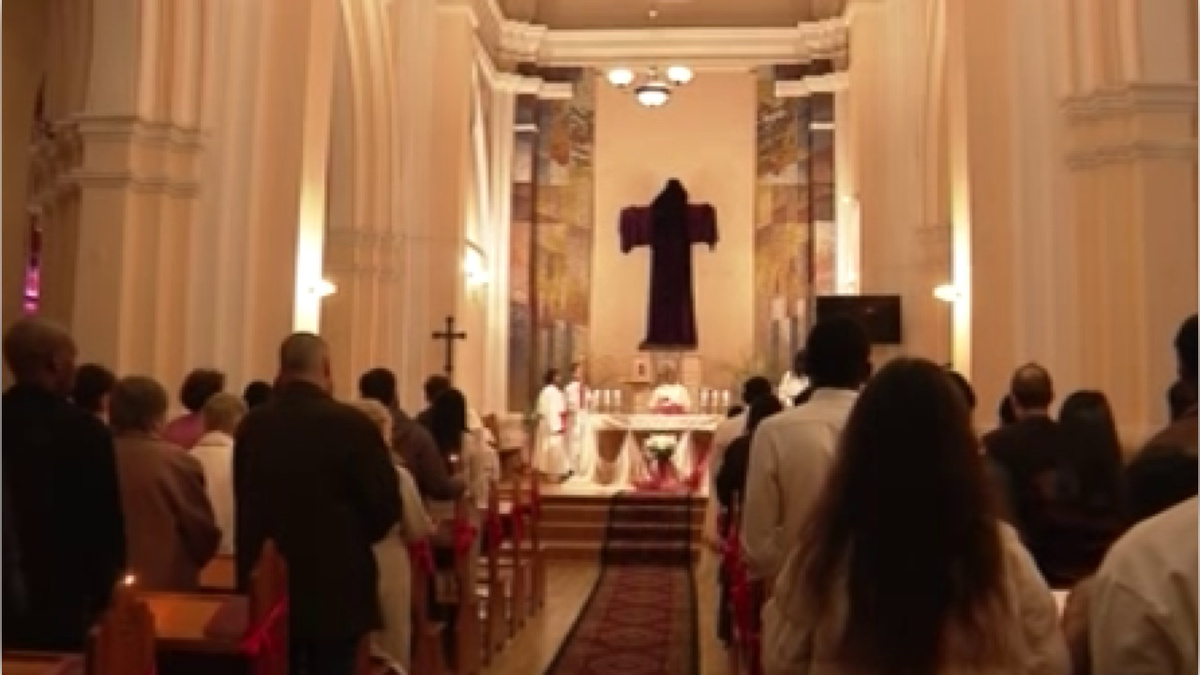    Католики Курска встретили светлый праздник Пасхи по Григорианскому календарю