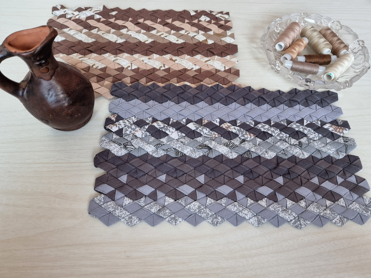 Плетеные коврики