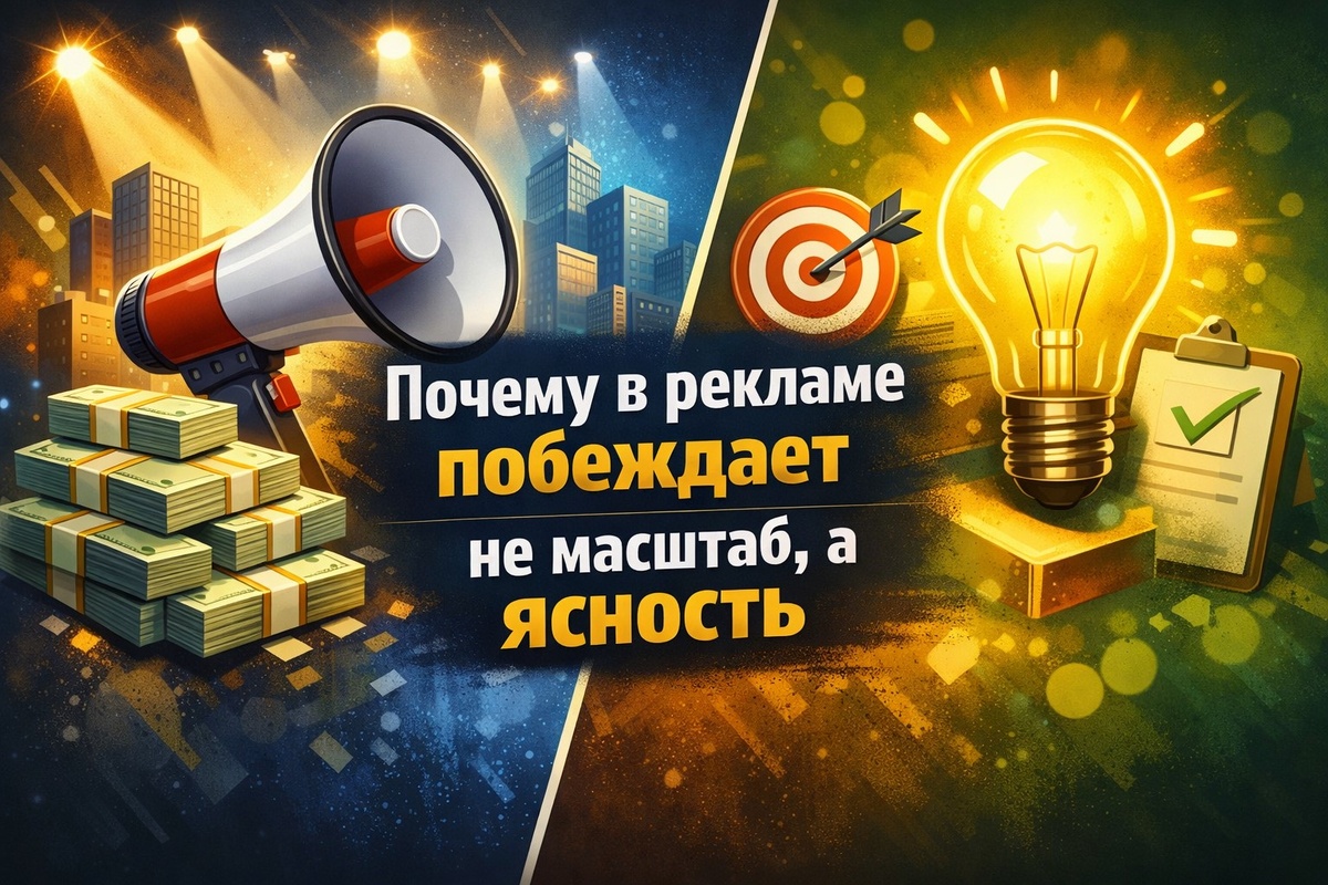 Почему в рекламе побеждает не масштаб, а ясность 
