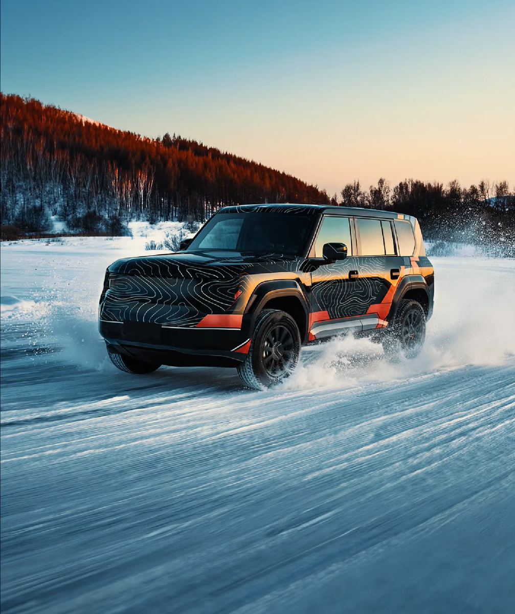    GAC Trumpchi T75 пока представлен в защитном камуфляже