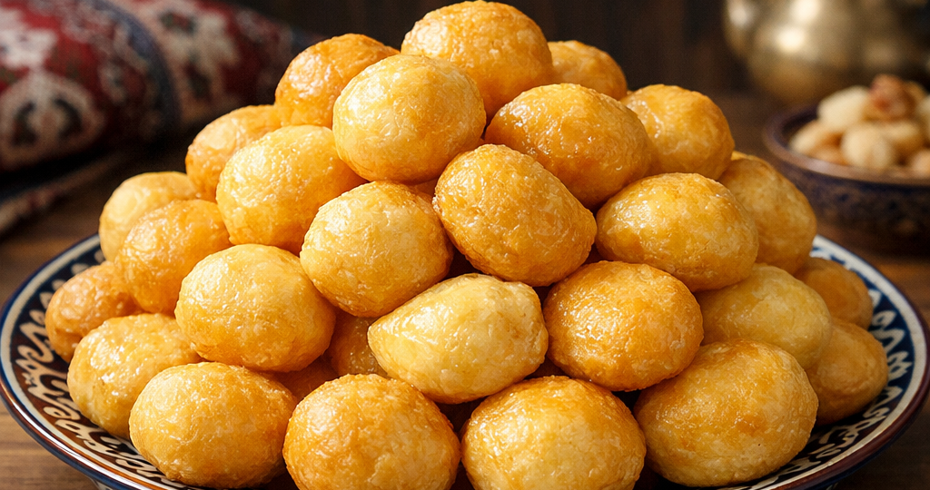 Казахские баурсаки на дрожжевом тесте