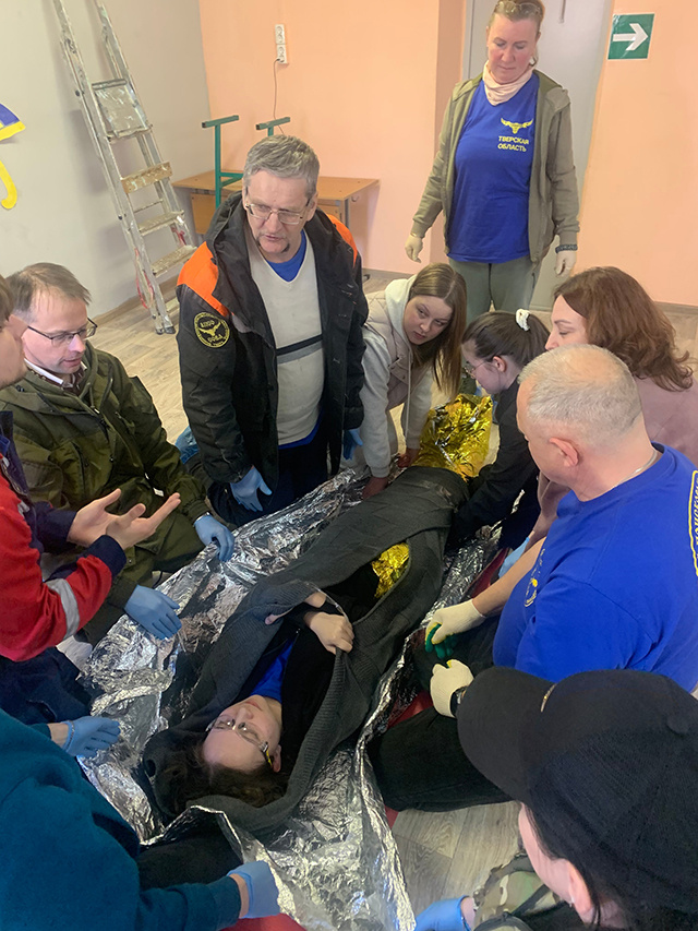 90 человек в лесу в воде: в Тверской области прошли учения ВПСО «Сова»