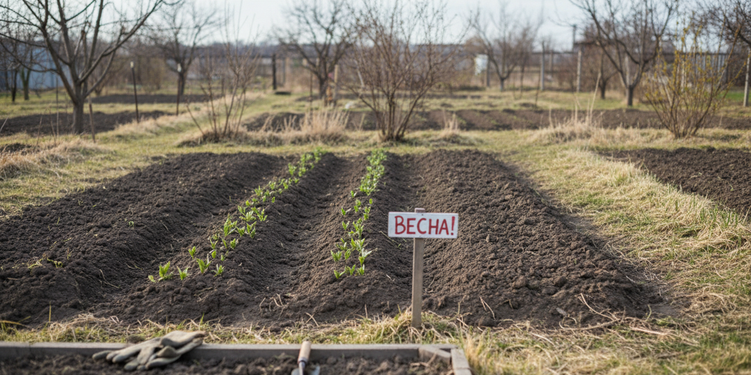 Что я делаю на грядках в первые тёплые дни апреля: пошаговый план работ