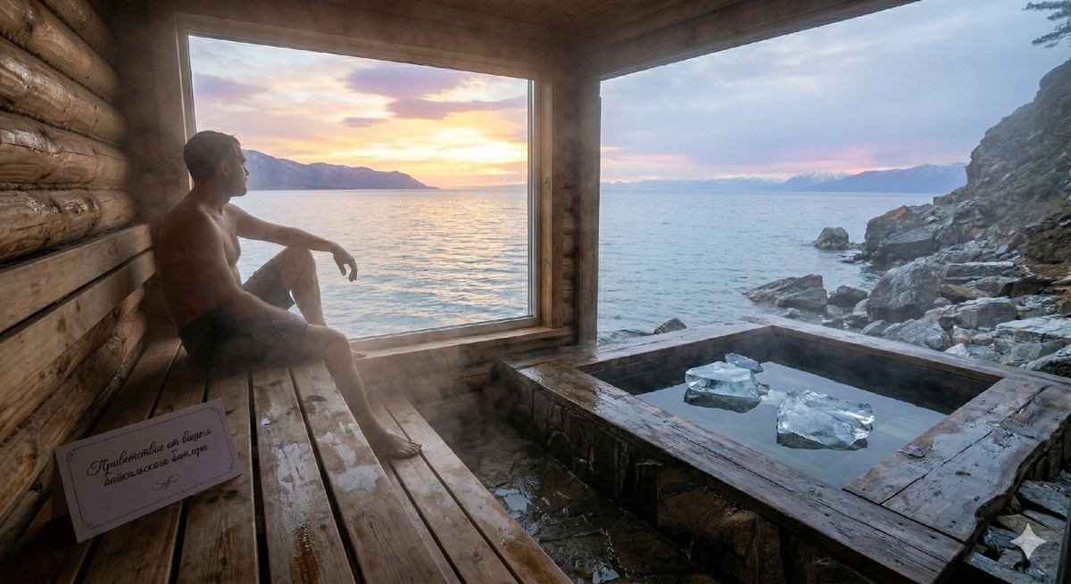 Байкальская баня на берегу: купель с ледяной водой против Мальдивского спа. Мой отдых на Байкале премиум-класса.