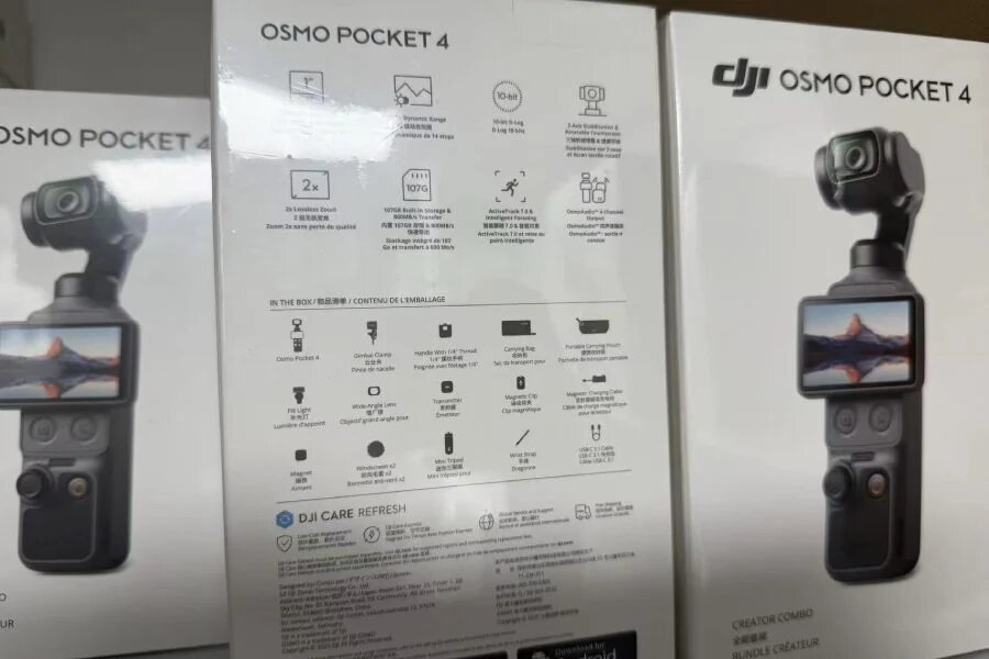    Дизайн и характеристики экшен-камеры DJI Osmo Pocket 4 слили в сеть
