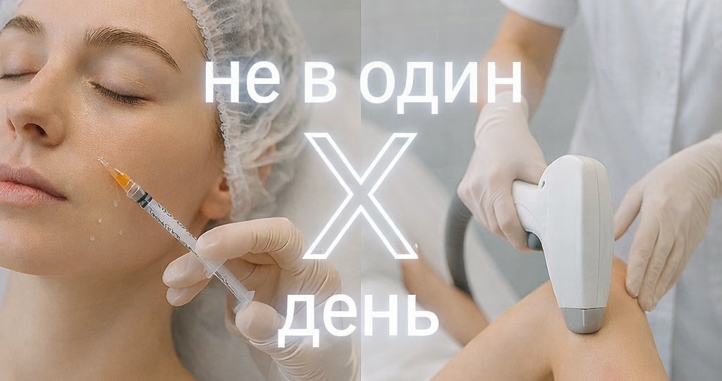 Почему нельзя совмещать биоревитализацию и лазерную эпиляцию в один день