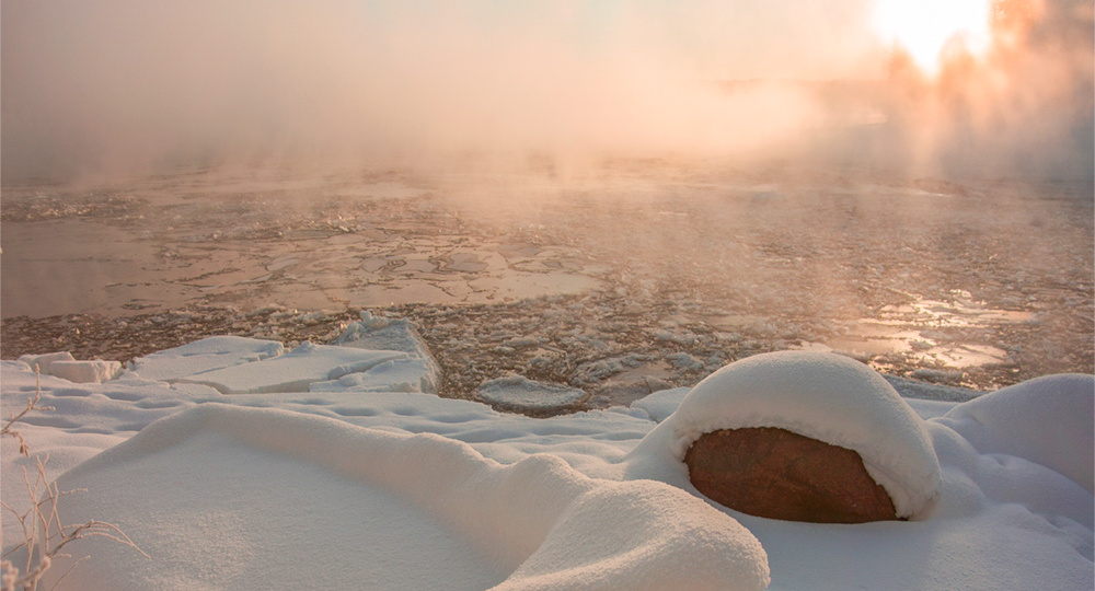 Февраль на Вуоксе