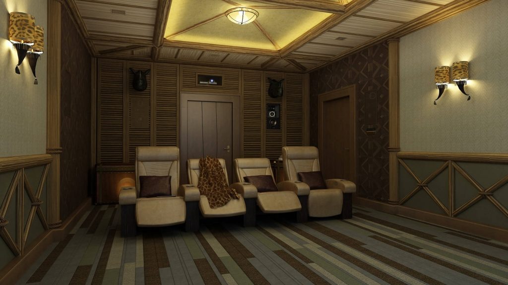 Интерьер проекта "Сафари"