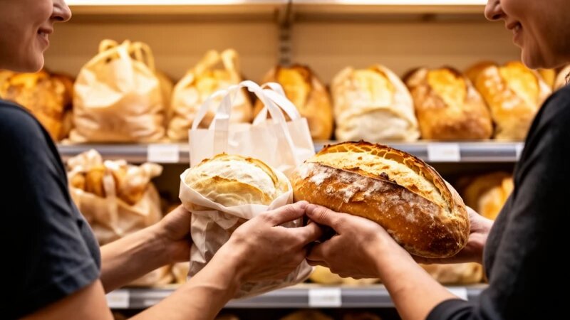     Хлеб, белый хлеб, булка хлеба Алиса ai