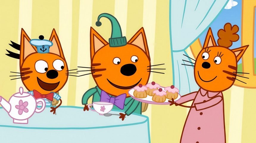    Фото: кадр из мультфильма «Три кота», СТС медиа, реж. Дмитрий Высоцкий