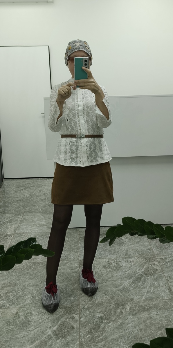 Ходила с сыном косметологу. 