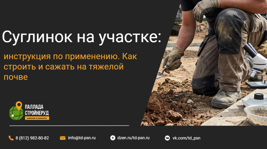 Суглинок на участке