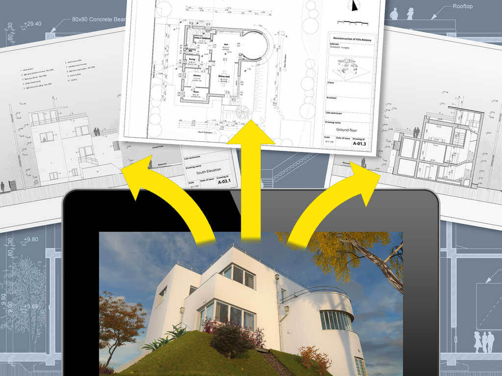 BIM‑модель дома: планировка и фасады