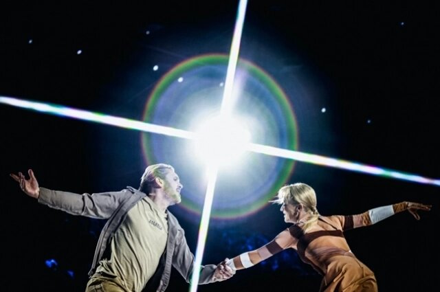    Татьяна Волосожар и Максим Траньков подготовили программу на тему романа Станислава Лема и одноименного фильма Андрея Тарковского "Солярис". Фото: Федерация фигурного катания на коньках России/ Мария Евтеева, Михаил Шаров