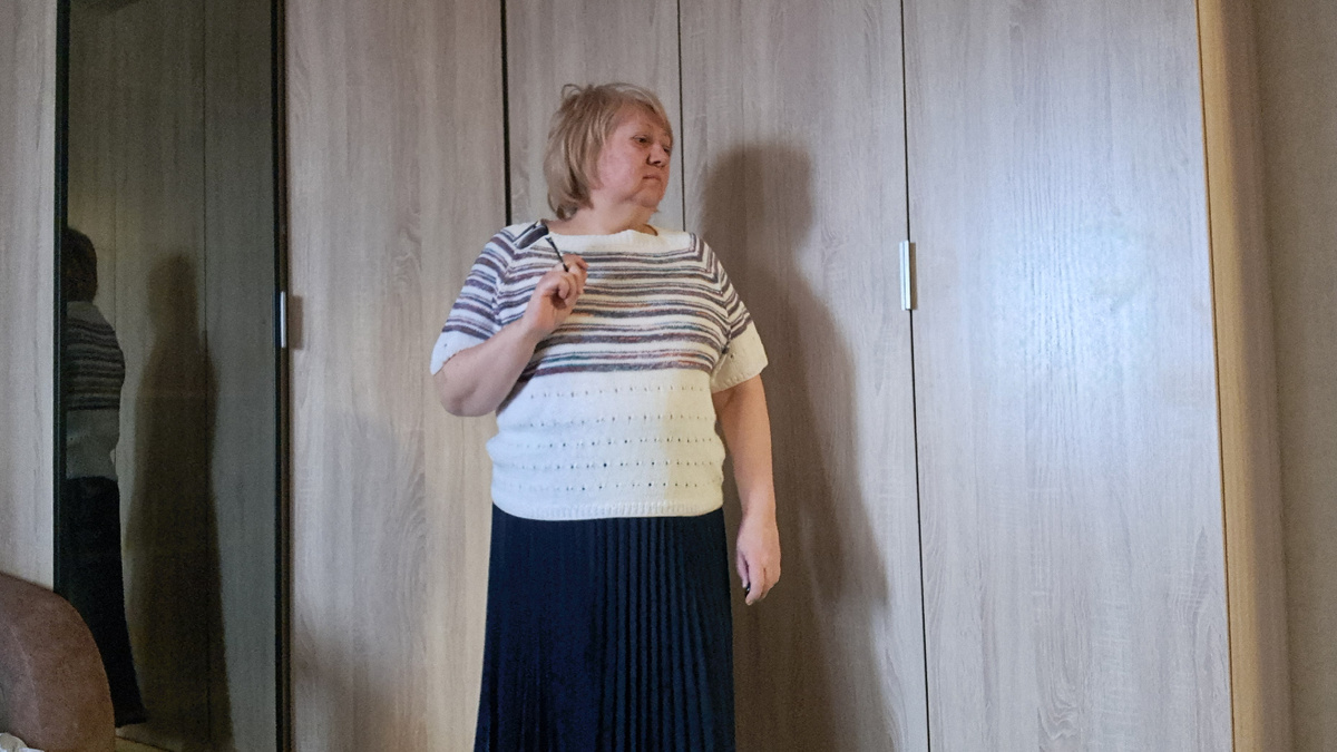 Это мой первый полосатик.