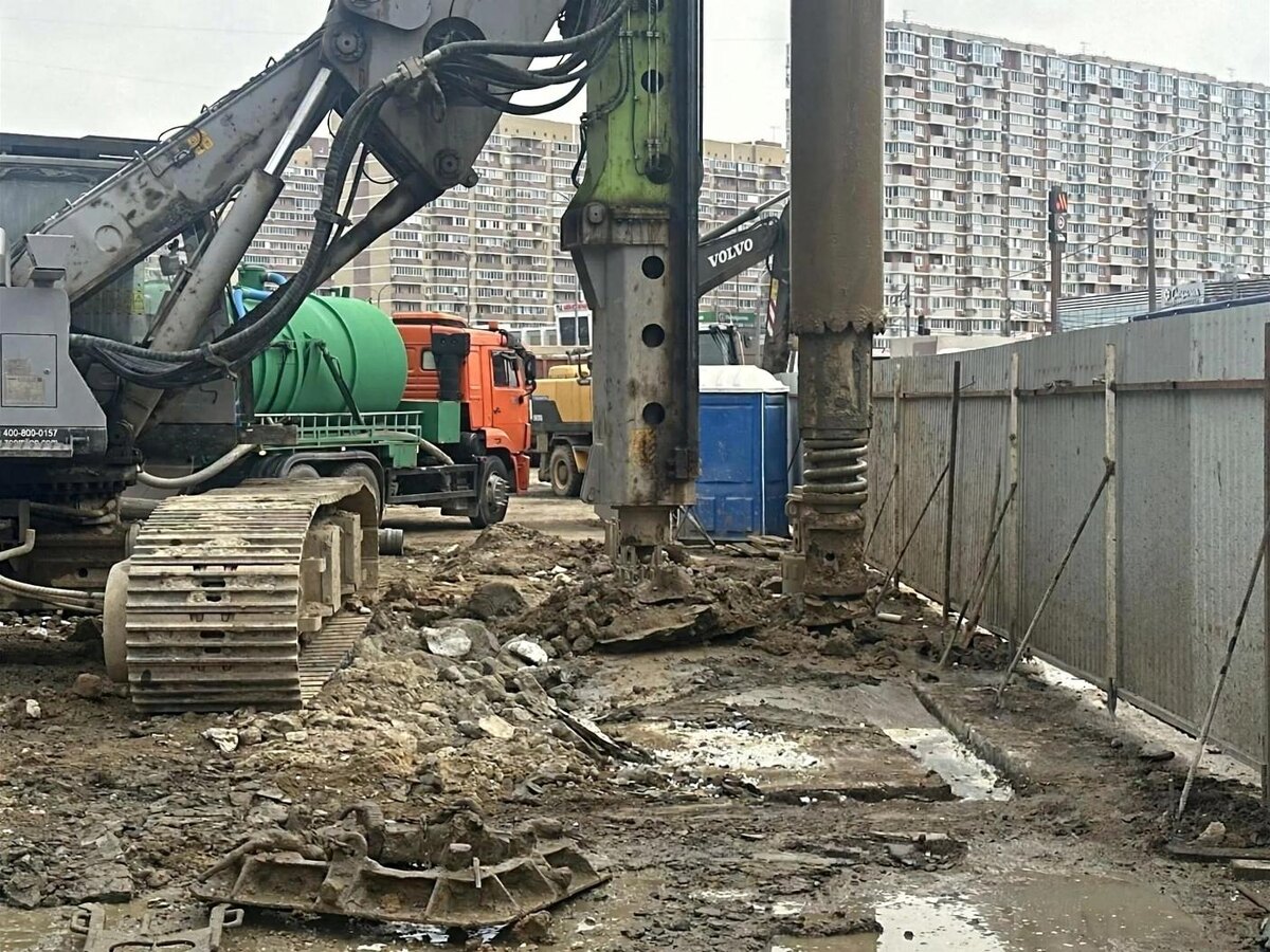 Строительная площадка камеры КК52