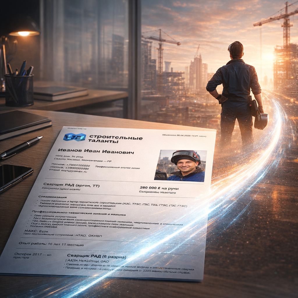 Резюме сварщика