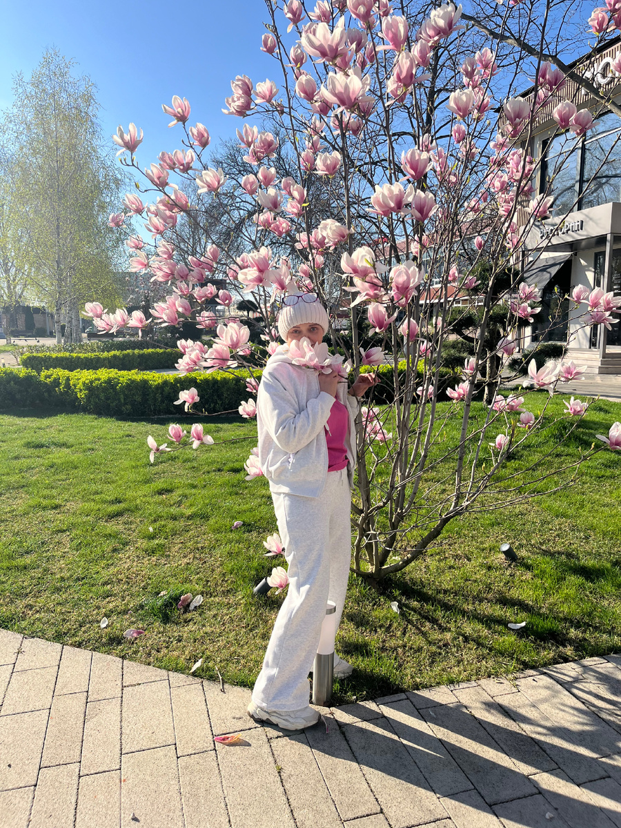 Магнолия суланжа, красота красивая)