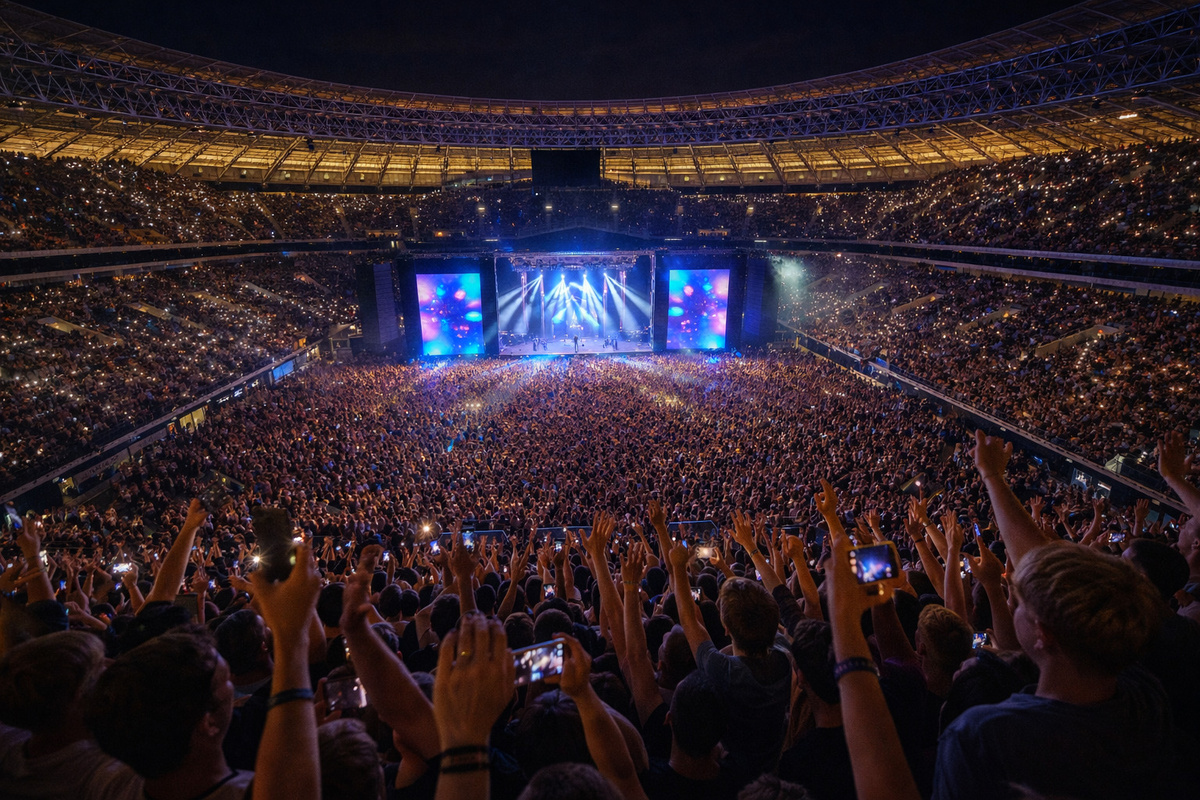 Концерт Вани Дмитриенко в Лужниках