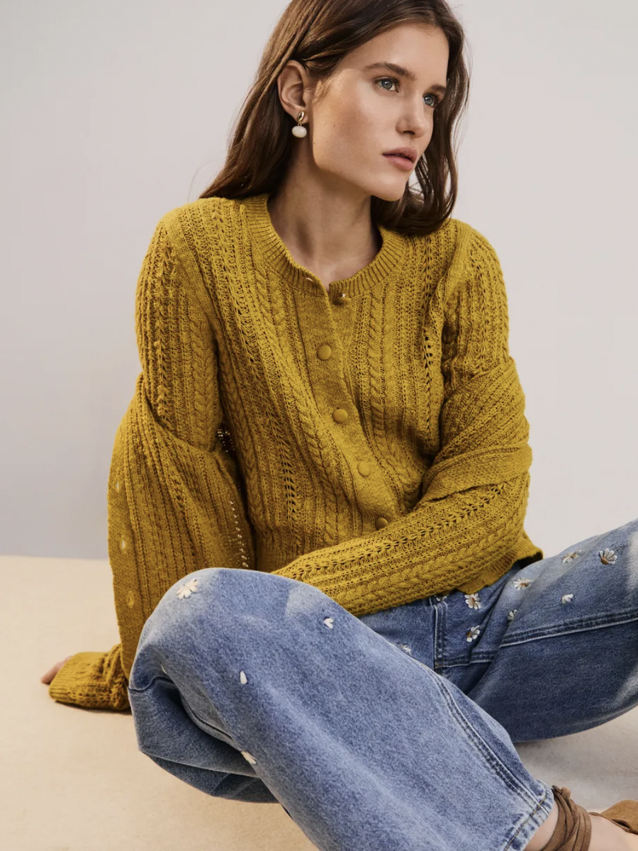 ВЯЗАНЫЙ КАРДИГАН ZARINA