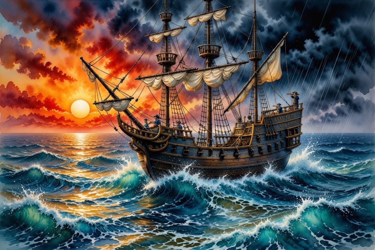 Тихий океан совсем не тихий