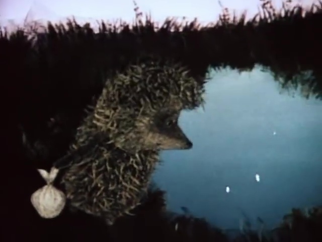 Кадр из мультфильма "Ёжик в тумане" (источник: https://ru.kinorium.com/67832/gallery/?photo=38284680) 