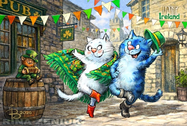 очаровательные коты Рины Зенюк